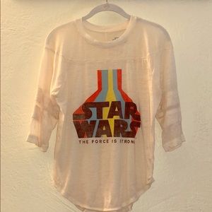 NWOT Star Wars raglan style vintage look s…